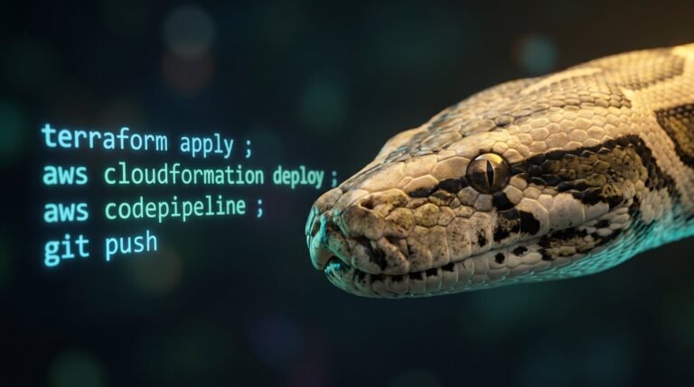 Serpent Python avec commandes d'infrastructure as code - modules Puppet
