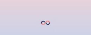 Introduction a Maven - boucle infinie rose et bleue sur fond pastel