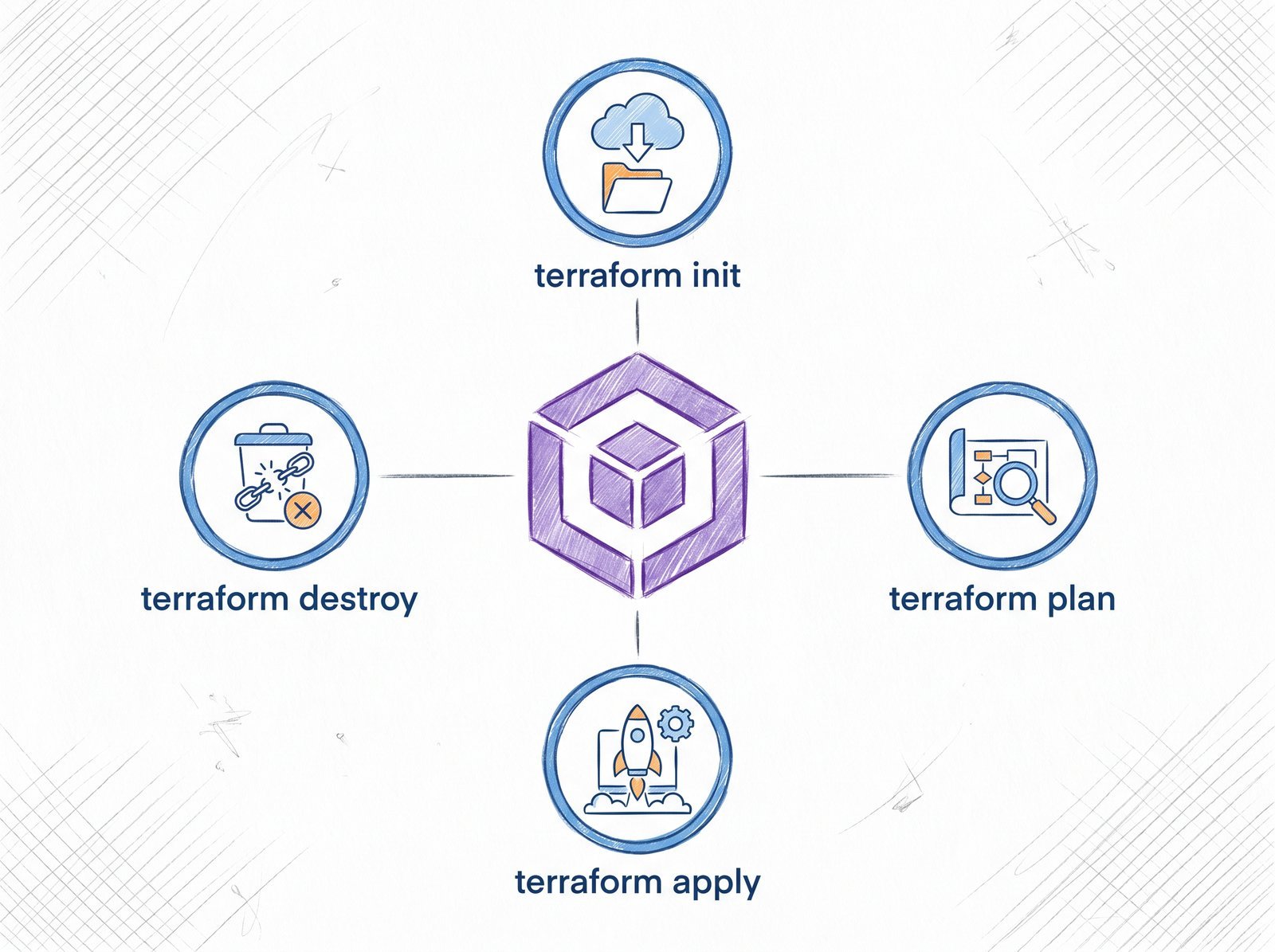 Workflow Terraform : init plan apply destroy