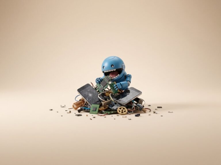Robot d'observabilite avec ses outils sur fond beige - Azure Monitoring