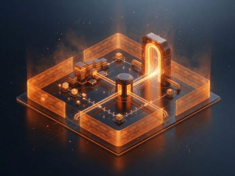 Architecture cloud isometrique lumineuse - plugins CNI Calico Flannel Weave